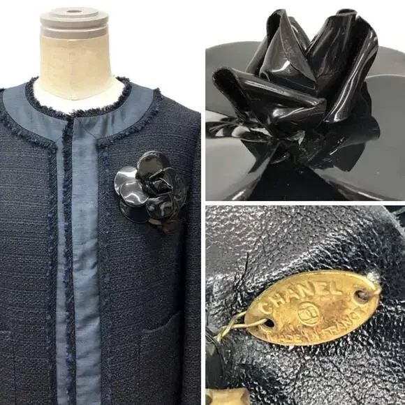 Chanel Camellia Corsage Brooch Plastic #209988C51B - Picture 3 of 3